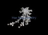 Clear crystal hair comb simple crystal bridal jewelry for decorating SL1877