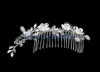 2012 hot selling Crystal Bridal Jewelry hair comb with flower accessoriesT00053