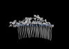 Female succinct Crystal Bridal Jewelry hair comb T00063