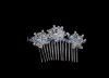 Fashion design hair comb with bright crystal Crystal Bridal Jewelry of flower shape TL6595