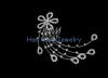 Special designed Crystal Bridal Jewelry clear and succinct crystal hair comb TLA058