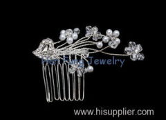 fashion design Crystal Bridal Jewelry hair accessory with heart shape TLFC141