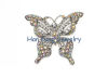 Fashion Bridal Brooches Crystal Bridal Jewelry Silver Plated BS219888