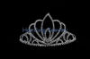 Wholesale Bridal Wedding Tiara with Combs at Both Sides Silver Plated Cystal Bridal Tiaras And Crowns HP195-001