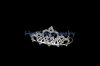 Crystal Bridal Tiaras And Crowns Silver Plated With Hair Comb Wedding Hair Accessories H204