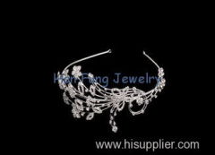 Princess Crown 925 Sterling Silver Plated Bridal Tiaras And Crowns T9927 With Factory Price