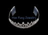 Crystal Wedding Tiara Simple Design Resin Silver Plated Bridal Tiaras And Crowns TR032