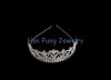 Classic Wedding Tiara With Crystal Silver Plated Bridal Tiaras And Crowns TR024