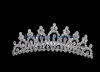Exquisite Craftmanship Crystal Bridal Tiaras And Crowns With Silver Plating KM-108