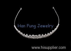 Women's Succinct And Stylish Crystal Bridal Jewelry Bridal Headband H808 At Factory Price