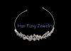 Pearl Crystal Bridal Tiaras And Crowns For Anniversary Engagement Gift NF0244LI
