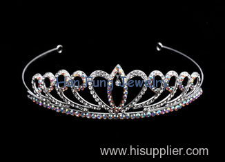 Clear Crystal And AB Crystal Rhinestone Bridal Tiaras and Crowns TR3116