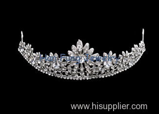 Specia Designed Clear Crystal Handmade Bridal Tiaras And Crowns For Prom Wedding TR3117