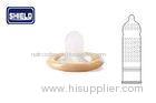 Healthy OEM Transparent Dotted Condoms For Male / Ribbed And Dotted Condoms