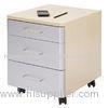 Modern particle board 3 Drawer Wood File Cabinet / Filing Cabinets