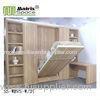 Murphy vertical MDF Folding Wall Bed for micro dwelling , fold away wall beds