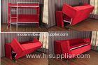 red Multifunctional Transformable Sofa Bed bunk of space saving