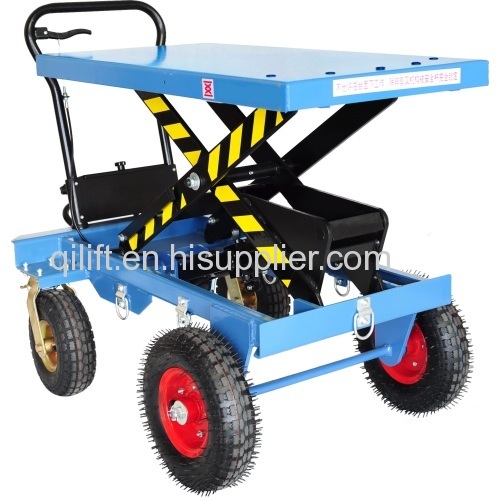 Hydraulic Lift Table For Bonsai Moving On Lawn HM750