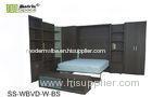 Vertical Transformable Double Modern Wall Bed bunk with Bookshelf