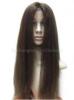 Brown Long Centre Part 100% Remy Human Hair Full Lace Wigs for Lady