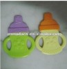 Food Grade Bottle Shape Two Colors Silicone Baby Teether