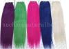 Custom Colored 100% Chinese Silky Straight Non Remy Human Hair for Women