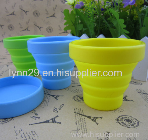 Portable and Eco friendly silicone collapsible cup