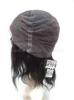 Shoulder - Length Black Hand Tied 100% Remy Human Hair Full Lace Wigs