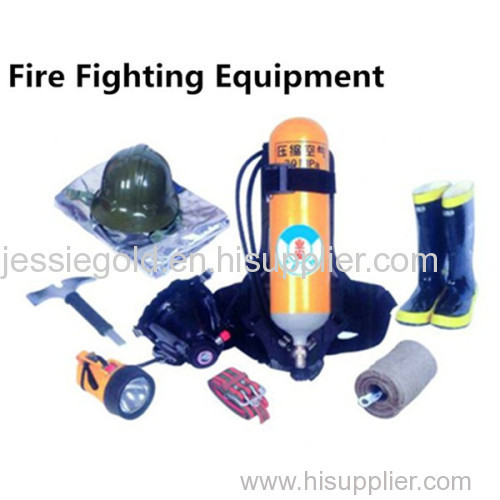 Fire Fighting Equipment with suit and accessories