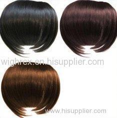 Black and Brown Tangle Free 100% Remy Virgin Hair Fringe Wig