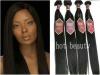 Custom Brazilian Black Straight Remy Virgin Human Hair Extensions for Women