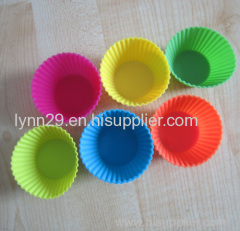 round shaped and durable quality silicone cake decorating molds