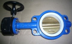 bronze butterfly valve wafer end