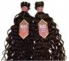 Female Indian Deep Wave Brown Long Non Remy Human Hair Extension