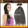 Fashion Peruvian Hair Weft Straight Wave Black Remy Virgin Human Hair Extensions 18