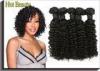 Deep Curly 5A Virgin Malaysian Hair , Black Virgin Human Hair Extensions