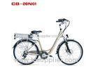 Women 26'' City Lithium battery E Bike bicycle , steel frame mountain bikes for sport