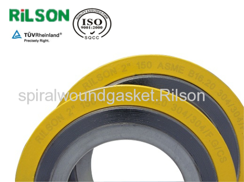 Ss304 Spiral Wound Gasket with Inner & Outer Rings (RS1-CGI)