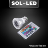 LED Spotlight 3W 5W RGB High power Aluminum GU10 MR16 E27