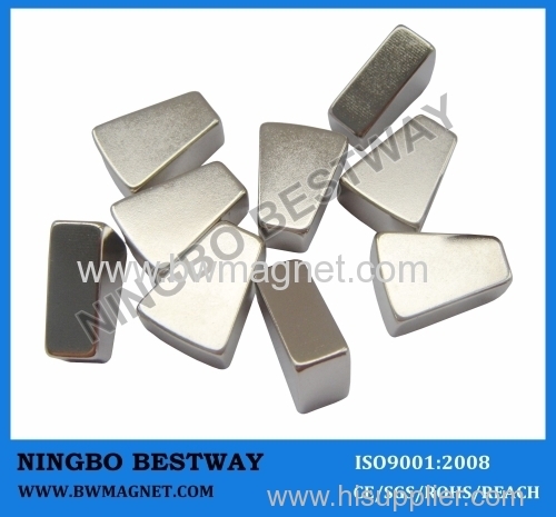 N45 OD 30mm*ID 15mm *22.5mm*15*6mm Arc Neodymium Magnets