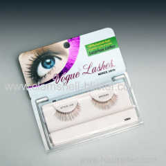 Plastic blister card packaging for eyelashes