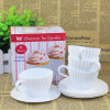 Lovely FDA and LFGB silicone cupcake bake set of 8 pcs for Baking Cakes