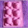 Food grade micky shaped silicone cake moulds