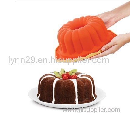 silicone bunt cake pan for bakeware