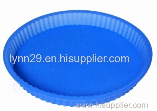 food grade high quality silicone round cake pan/silicone microwave cake pan