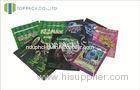 Colorful Herbal Incense Bags , Spice Three Sides Sealed Pouch / Bag