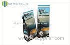 Coffee Side Gusset Bags With Tin Tie And Valve , Gusseted Reclosable Bags Colorful