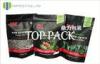 Plastic Stand Up Food Pouch Packaging With Zipper 250g 450g 500g Food Grade