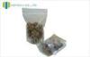 Clear Plain Stand Up Pouches For Nuts Packaging , 2 Layers PET / PE Plastic