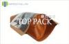 Resealable Coffee Packaging Bags With Ziplock , 50g Stand Up Food Pouches